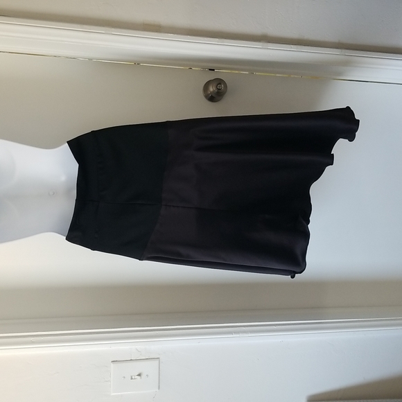 Black Satin Skirt / Tango Skirt - Picture 7 of 12